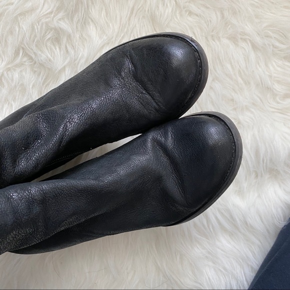 Lucky Brand Black Yamina Wedge Bootie Size 8 - Picture 6 of 8